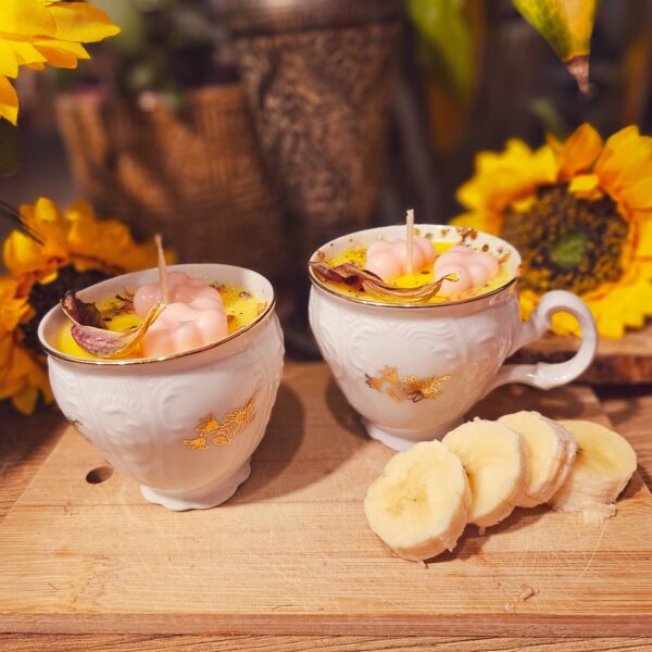 <span><em> Filiżanki w słoneczniki </em> </br/>✦ Shake Bananowy ✦ - obrazek 2